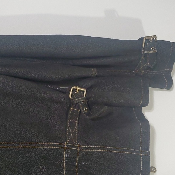 Lloyd Elliot's country club jacket women's size small black Leather Type zipper - Picture 9 of 16